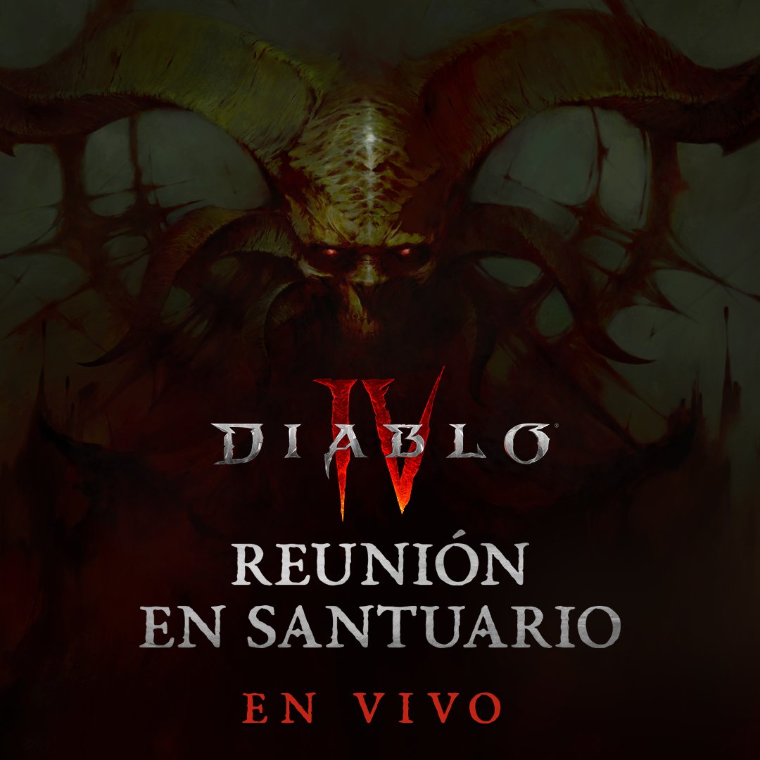 DiabloLATAM's tweet photo. Nuestra Reunión en Santuario está ahora en vivo. 💥

Acompáñennos en el Discord de Santuario para una sesión de preguntas y respuestas en vivo con el equipo de desarrollo.

💻 https://t.co/vjG5gUdHrW https://t.co/BmM9Rpt05k