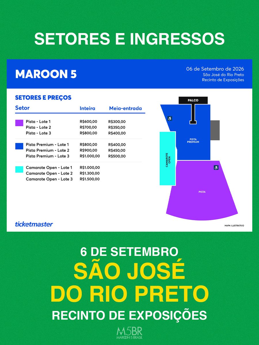 Maroon 5 Brasil tweet media
