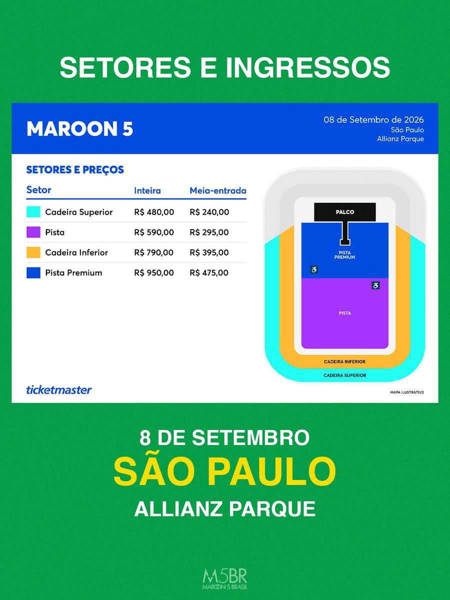 Maroon 5 Brasil tweet media