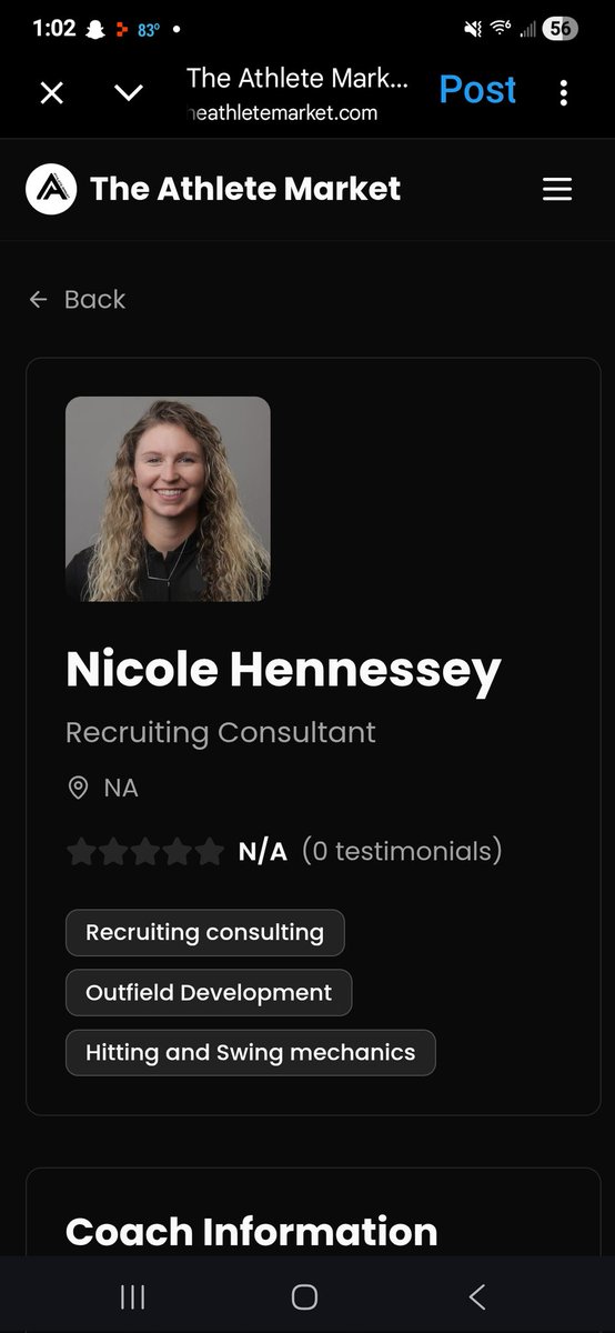 HennesseySftbll's tweet photo. Excited to join the @Athletemarket1 platform to help give back to the softball community!  

Follow the link to sign up and have your questions answered and direct feedback 👇 
https://t.co/kMXIubzyyN https://t.co/GiF4iypGV7