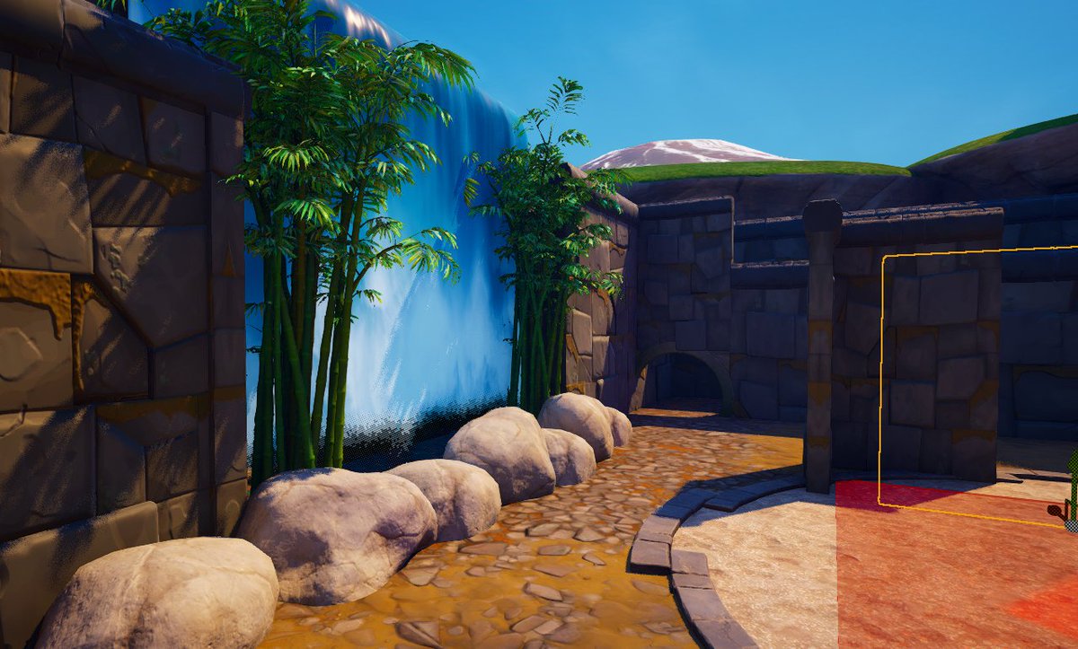 nicolasbgdev's tweet photo. Spoiler alert about one of the bomb planting areas on the map I'm developing. 👀🔥 #UEFN #Fortnite #Ballistic #gameplay #games https://t.co/mElYkIBw1E