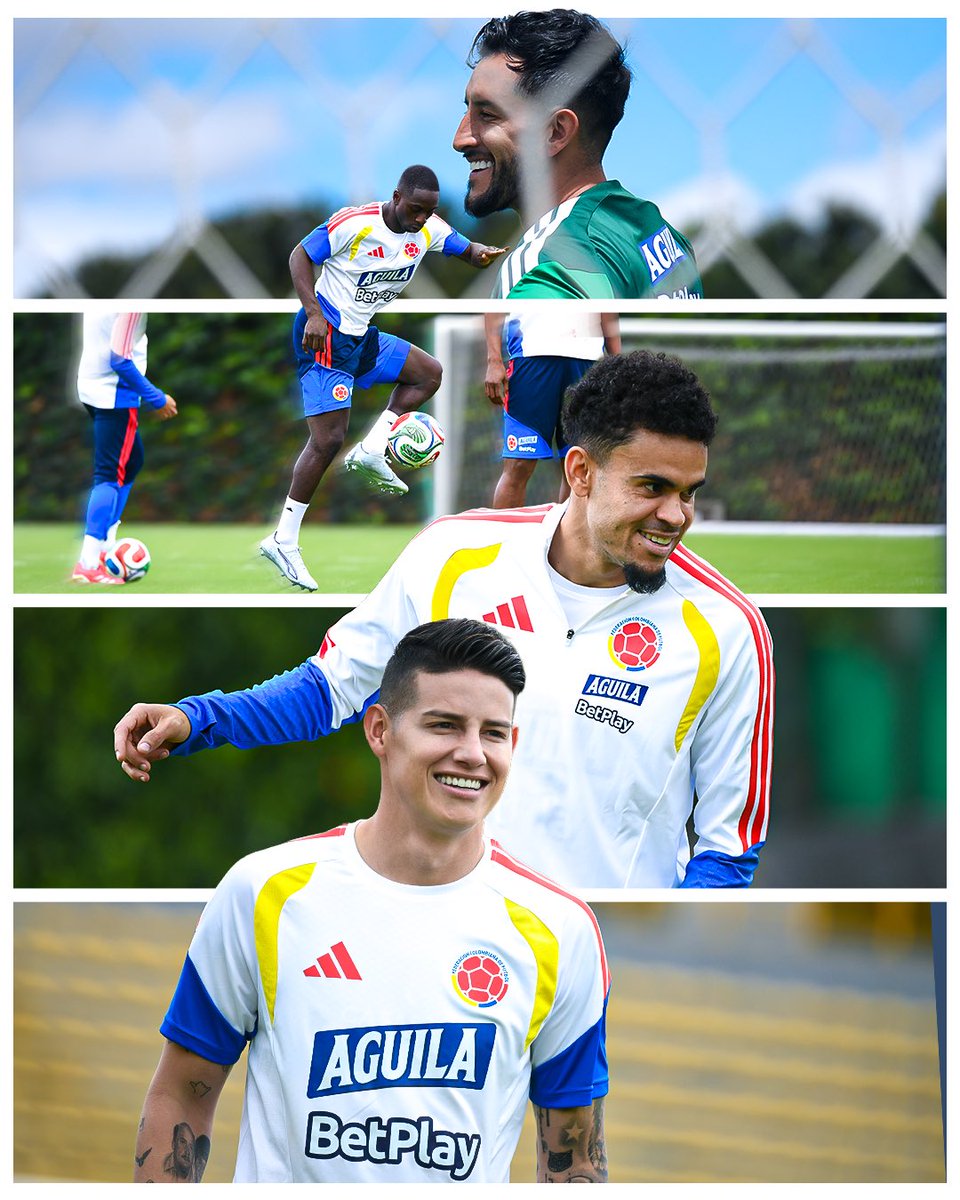 FCFSeleccionCol's tweet photo. 📸 ¡𝘛𝘰𝘥𝘰𝘴 𝘶𝘯𝘪𝘥𝘰𝘴, 𝘤𝘰𝘯 𝘖𝘙𝘎𝘜𝘓𝘓𝘖 𝘊𝘖𝘓𝘖𝘔𝘉𝘐𝘈𝘕𝘖! 😏

🙌

#ConOrgulloColombiano 🇨🇴 https://t.co/uv9nL6Cuvw