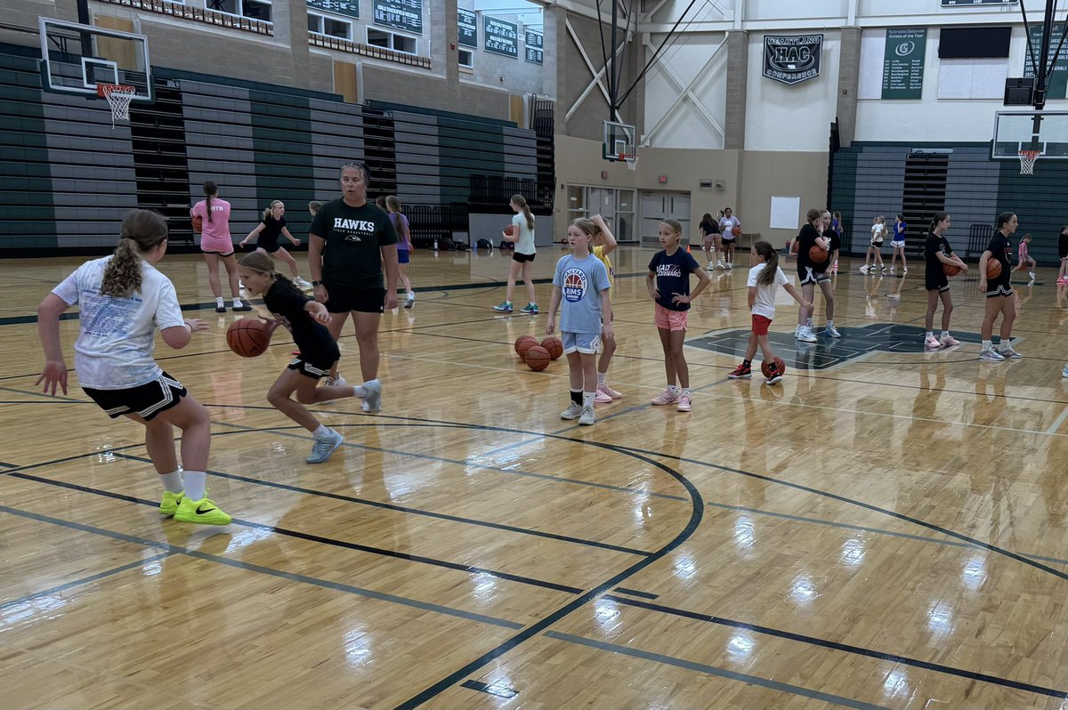 LSWGBB's tweet photo. Youth Clinic in full swing. Can’t wait to see how many campers can “Beat the Buzzer” tomorrow. https://t.co/dxmGIhK6Iv