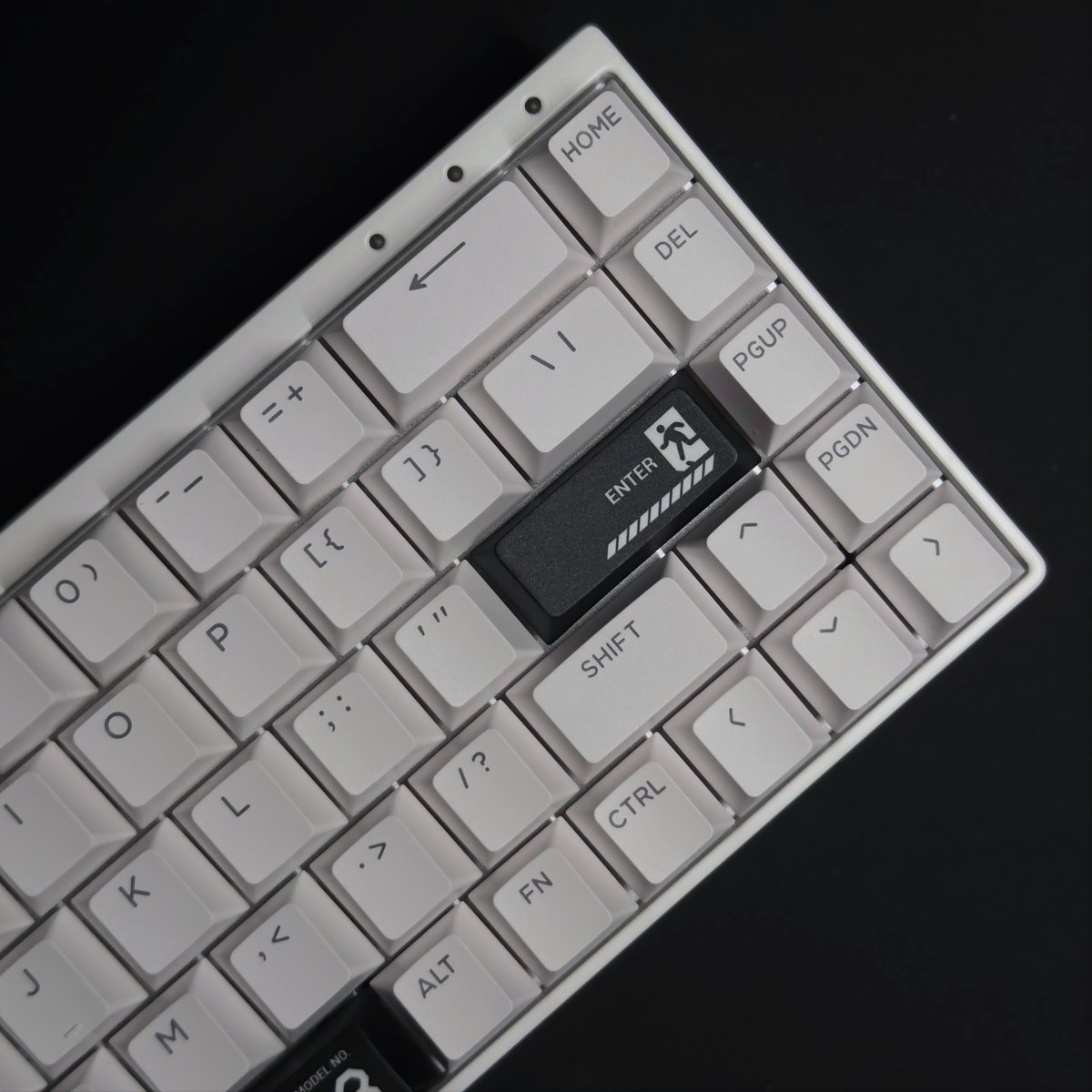 SingularBun's tweet photo. Syntech Chronos 68

A prebuilt that comes with all the quirks and accessories. It comes with its own rest (not my personal favorite, however, as I do not like cushioned rests), and the deep port limits the wire you can use, unless you use an extension, as I did. They did a very good job with the software as well, as it is very simple and basic. It makes it very convenient for gamers. 

I would say, though, this board doesn't allow much room for customization, as the stabilizers are plate-mounted with no screw-in options, but they did a pretty good job of implementing them. My unit has very little wobble, and it sounds very satisfying. If you are looking for a plug-and-play keyboard, this is definitely a solid choice. It is compact and has a very clean and minimal aesthetic. It is pretty clear this keyboard was built for gamers, not so much as enthusiasts as myself, which isn't necessarily a bad thing. It has a really friendly layout, a friendly web-based driver, and it is a very well-built keyboard.