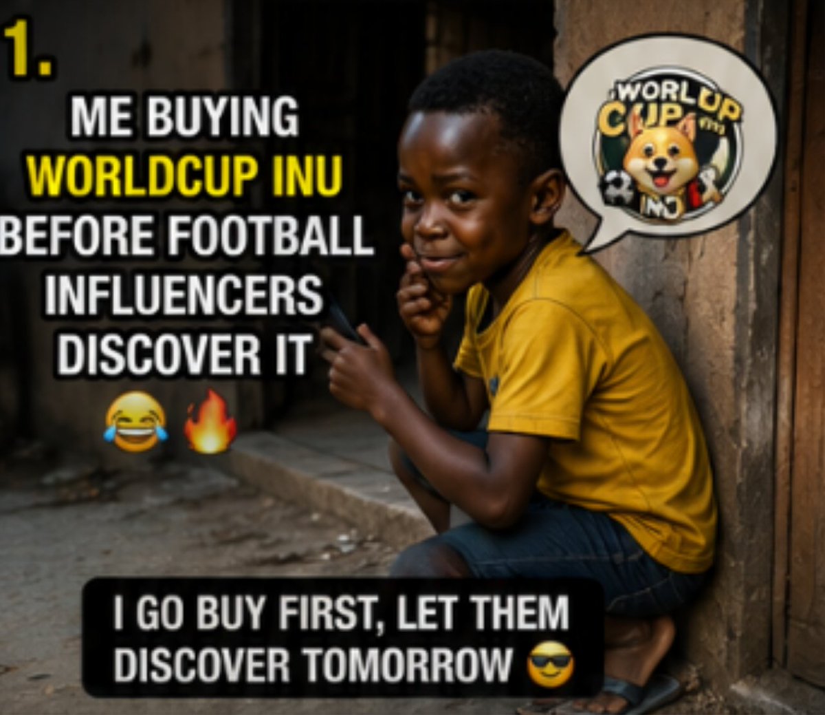 Ododey_'s tweet photo. @WorldCupInuBSC My 2nd entry for the @WorldCupInuBSC #WORLDCUPINU Meme Contest 😂🔥
#WORLDCUP #WORLDCUPINU #MEME #MEMECONTEST #CONTEST #CRYPTO #FOOTBALL
#OdotHenry #ododeyDigitalworld https://t.co/vK4VOv8uU9