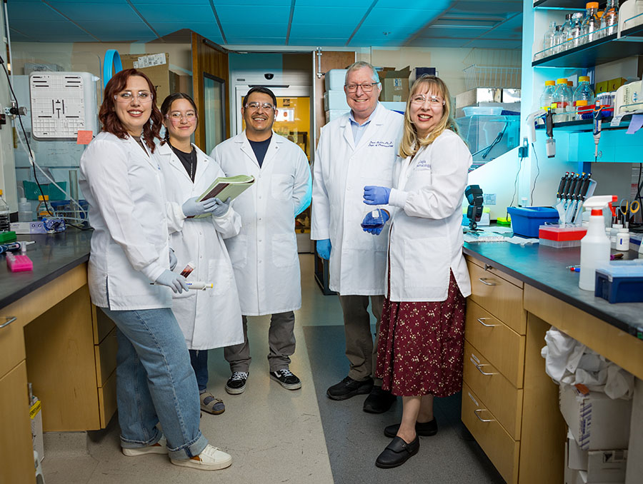 unrmed's tweet photo. Dean Burkin, Ph.D., was recently recognized with the @unevadareno 2026 Foundation Established Innovator Award for his pioneering research on Duchenne muscular dystrophy. 
https://t.co/reD5UK4zJC

#PackPride #AHealthyNevada https://t.co/du3neJ8UVb