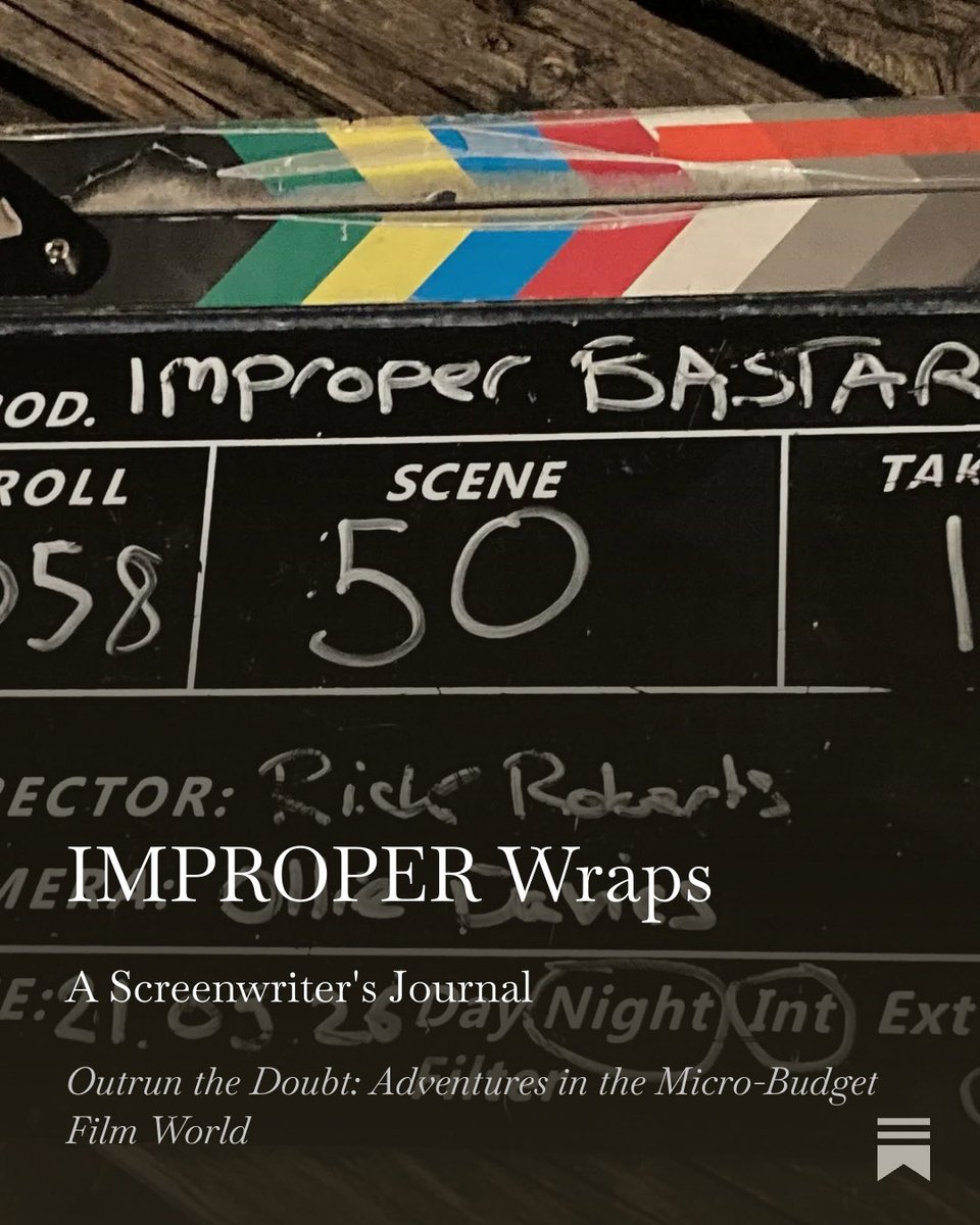 ADBarker's tweet photo. Second feature as a screenwriter for hire has just wrapped. 

Available for more. 

Just sayin. 

https://t.co/Ycw47FWYJs https://t.co/3JpypjzAmu