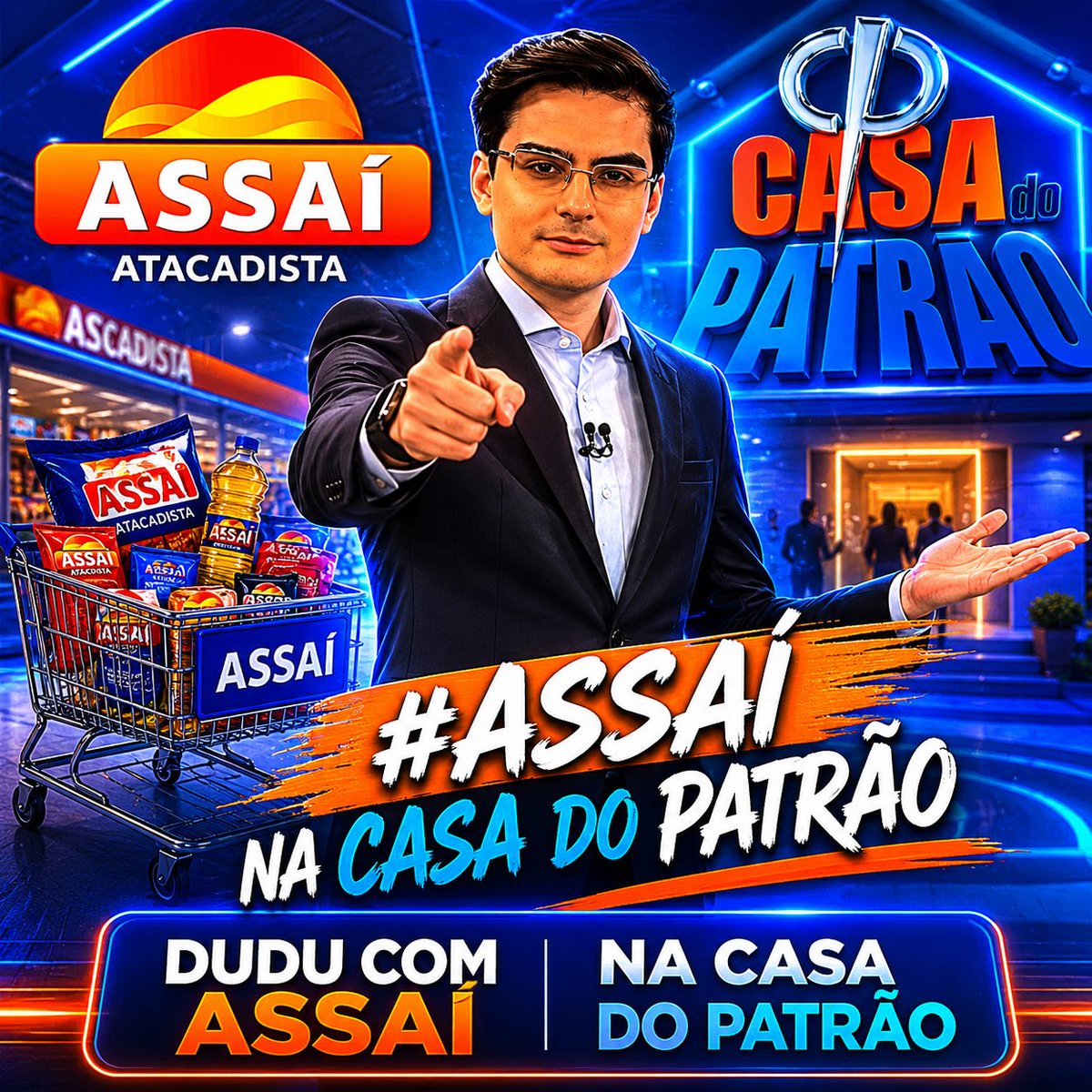 Felipemontague_'s tweet photo. Vem de PUBLI @assaioficial 

QUERO O DUDU COM ASSAÍ NA CASA DO PATRÃO

#ASSAÍNACASADOPATRÃO https://t.co/FJM35Mr63T