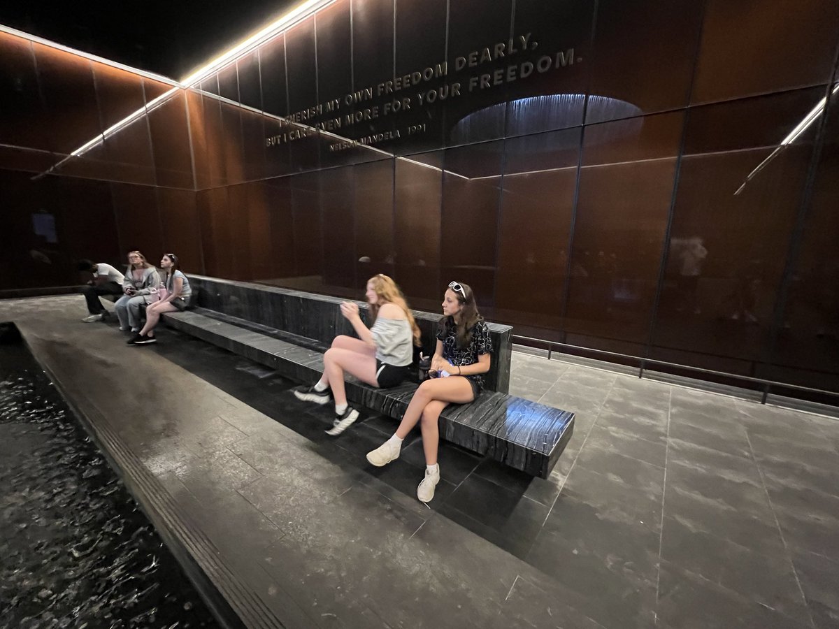 niceguyjonesy's tweet photo. Next stop was the African American Museum where my group took some time to reflect. #KarcherDC26 #deepstuff https://t.co/6ejUhtRtbe
