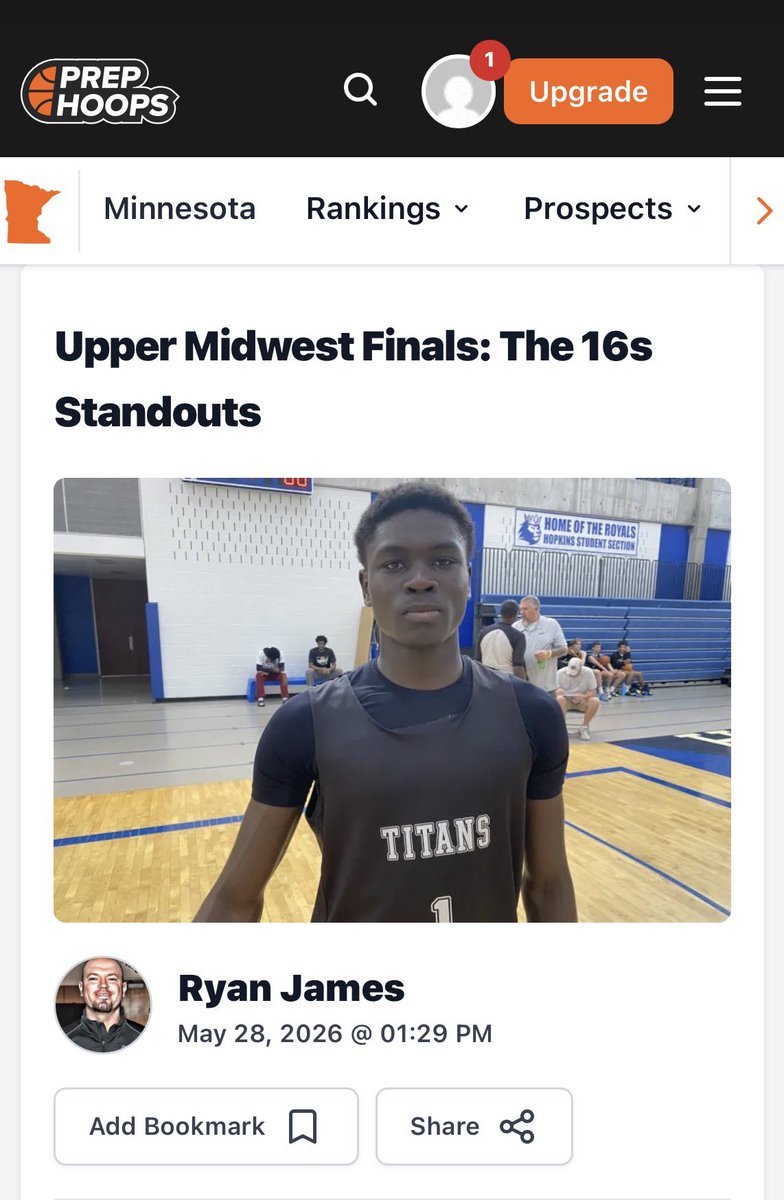 MnHeatGunderman's tweet photo. 🌟PLAYER SPOTLIGHT🌟

Abe Willett had a huge game against Starks Elite last weekend, earning him a spot on the @PrepHoops standout list! He had 27pts on 6-threes leading us to a win! Abe is a lights out shooter that has all the tools you’d want out of your PG!
@Abe_Willett11 https://t.co/OgZ7mNWpaC