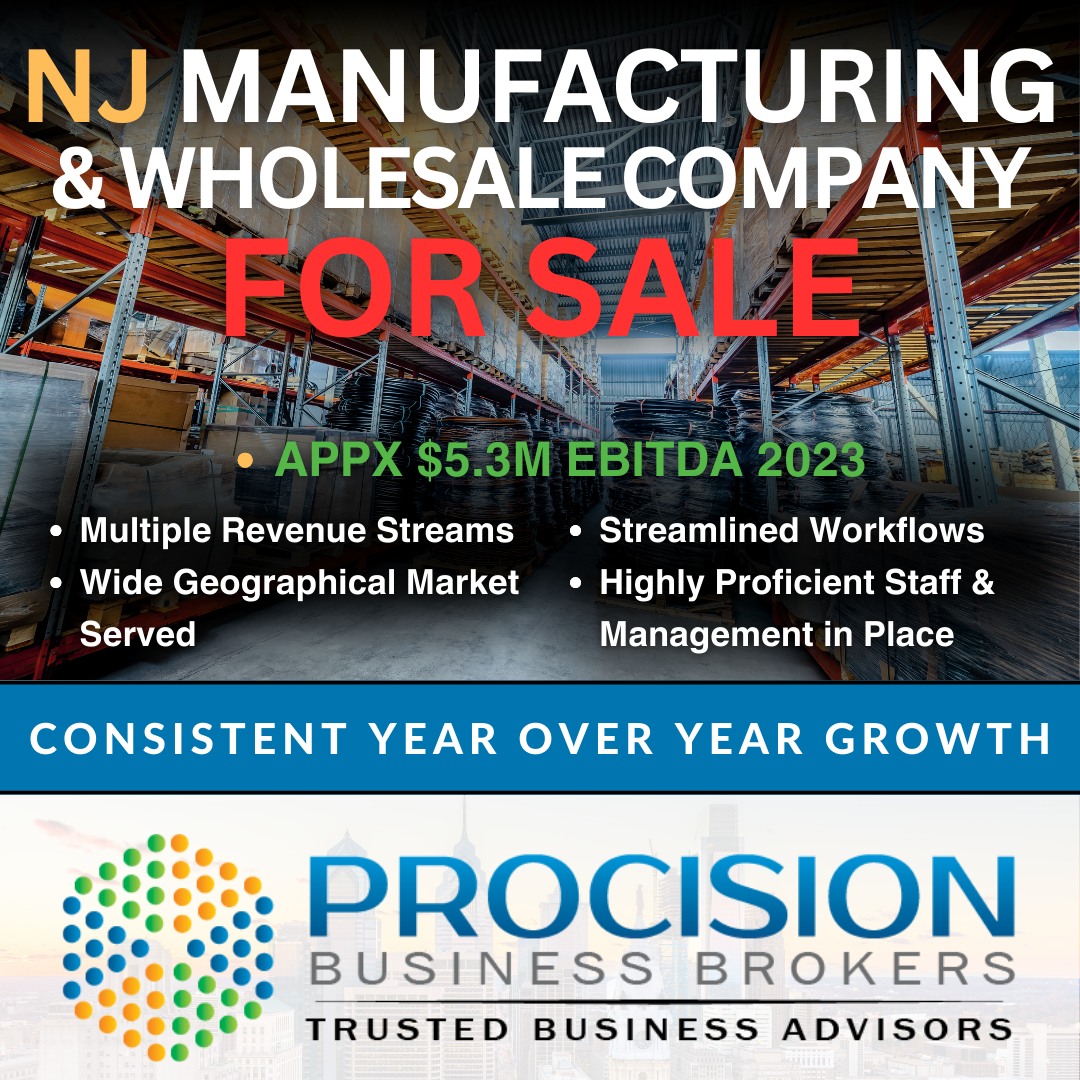 procisioncre's tweet photo. Highly Profitable - NJ Manufacturer &amp; Wholesale Company for Sale

https://t.co/j7CJW5jDvR https://t.co/V9l8yCgfA6