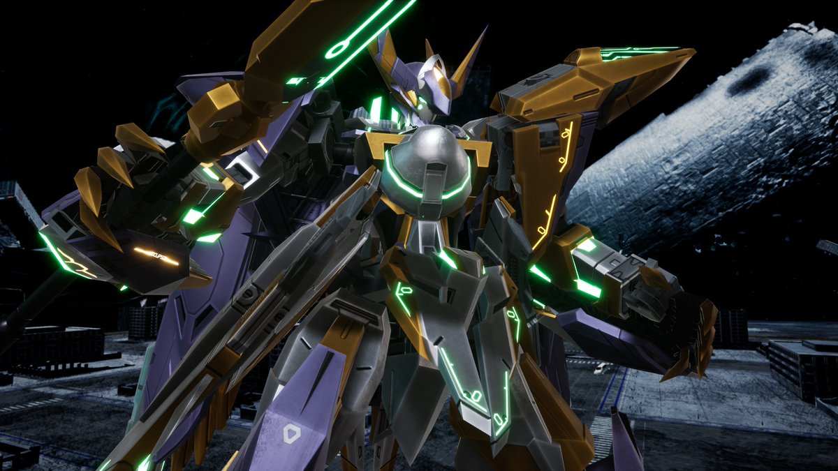 NG_Tirose's tweet photo. エクソストライダーガンダム

#ガンブレ4 #ガンダムブレイカー4 https://t.co/qzynS67XDj