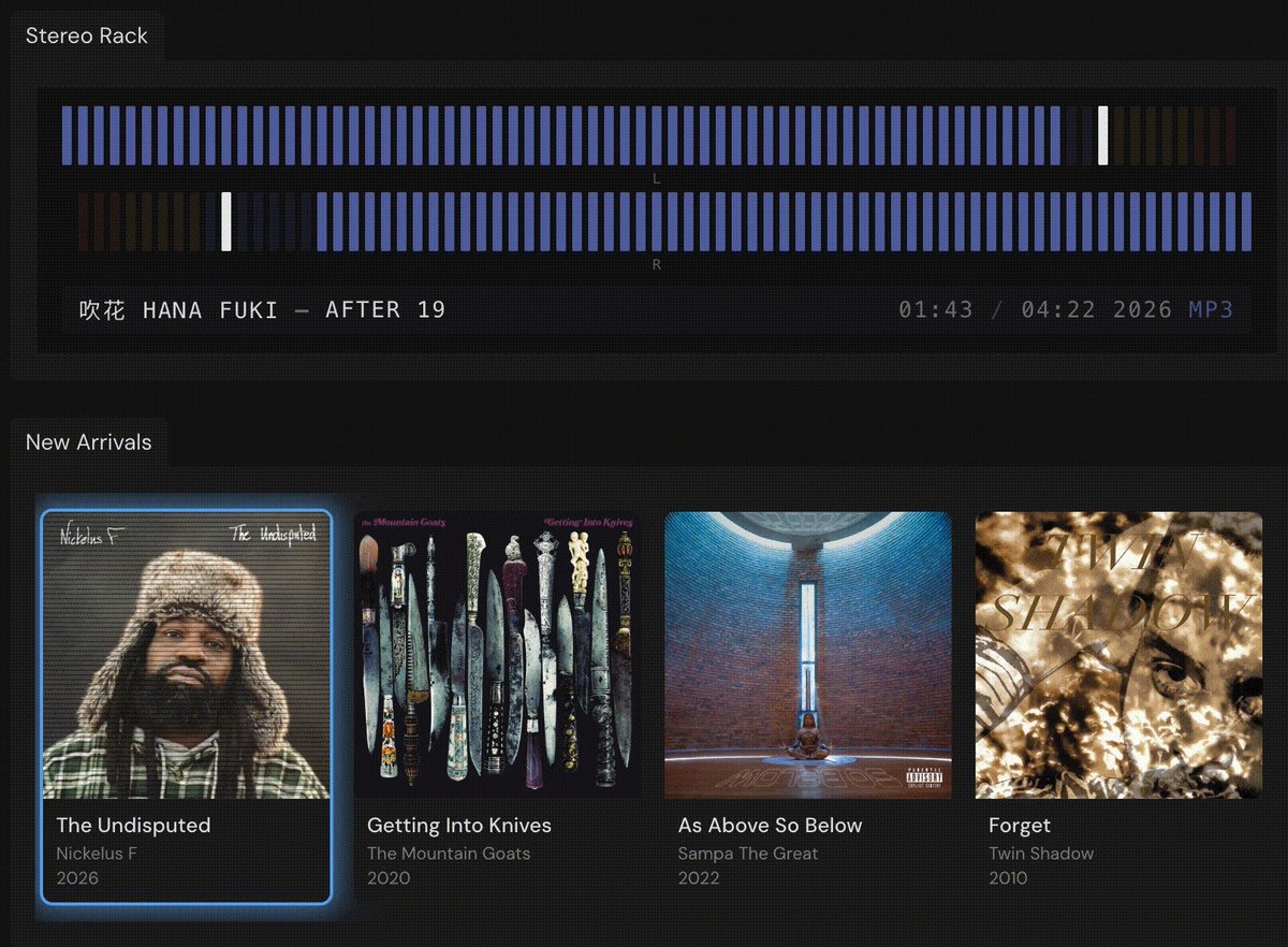CTerryObserver's tweet photo. My husband built something for people who like #music: Kamp ingests your @Bandcamp downloads, auto-tags them via @MusicBrainz, fetches artwork and organizes your library — all without a single manual step. Currently in public beta - try it!  https://t.co/vlRdCIorET https://t.co/seiFSdOowS