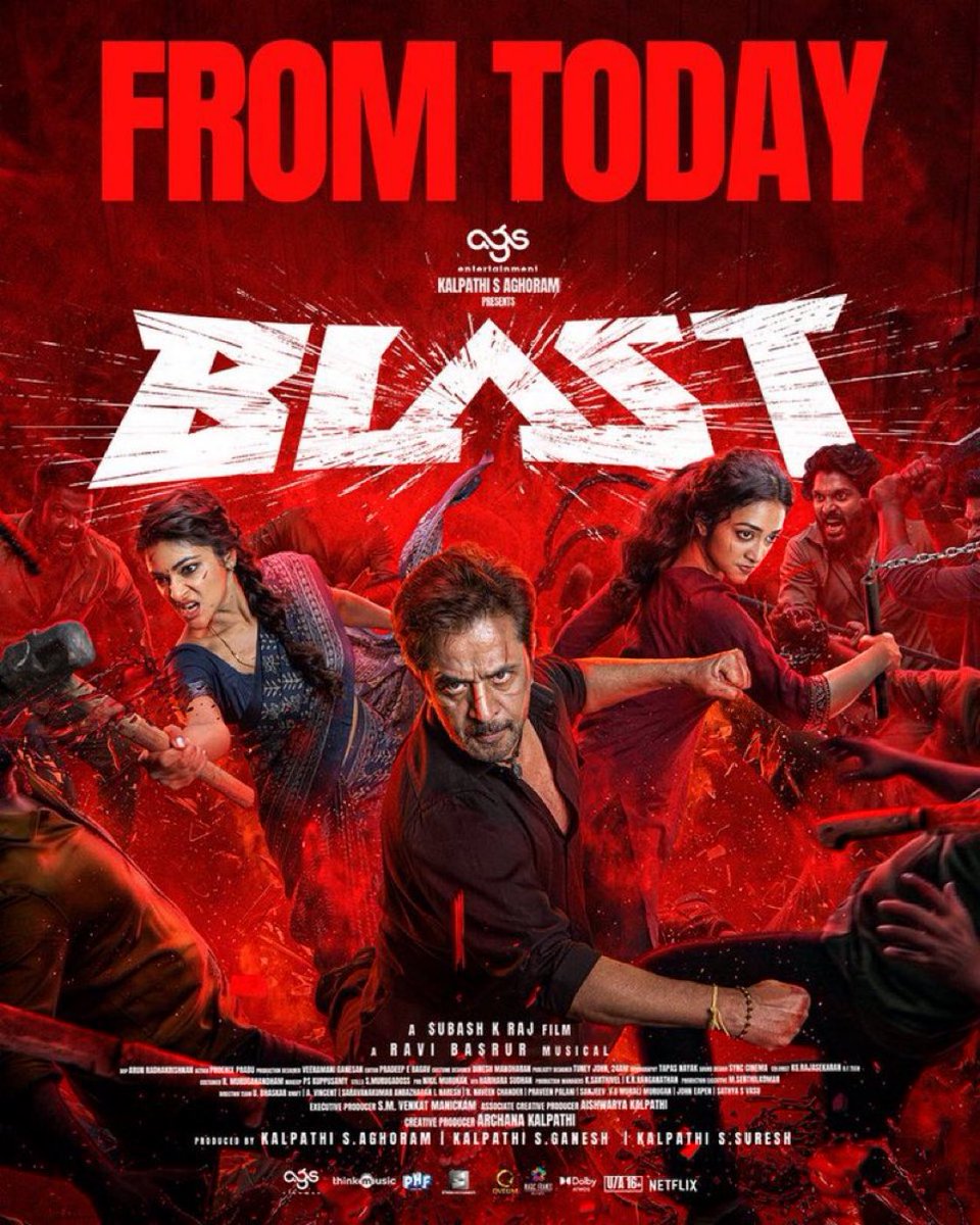 dinesh18fed's tweet photo. #Blast - Pakka family Action feast 👊 @subashraj1197  

The film adds equal weightage to every character. 
@PreityMukundan steals the show 💥 
 "TN Jackie Chan" - #Arjun sir⭐
@abhiramiact @actorvivekpra 🧨

Visual, music 👏

Good Action entertainer 😀 https://t.co/bQ5wJ3uTe2