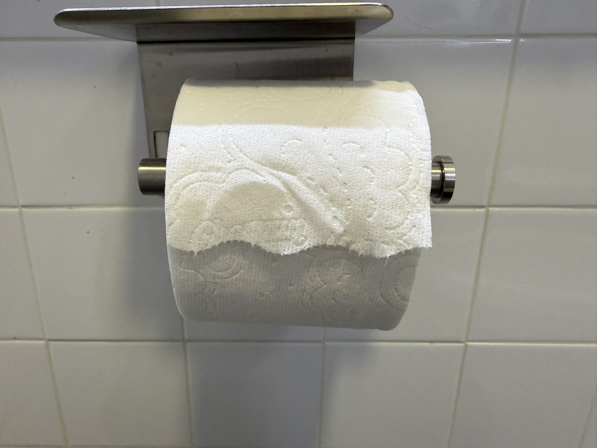 Gulpinnn's tweet photo. which direction y’all be putting the toilet paper? https://t.co/TyVDVAyMA8