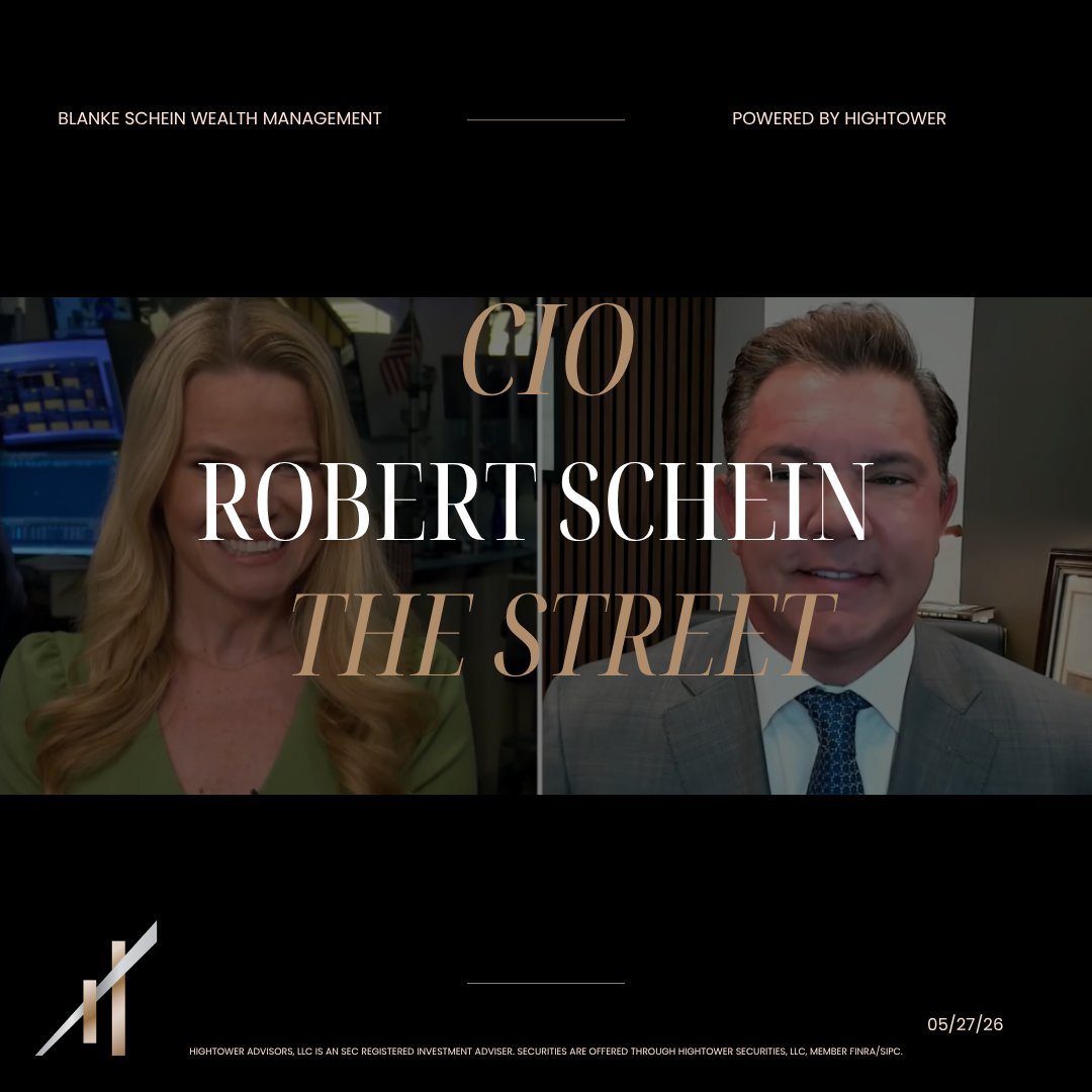 BlankeScheinWM's tweet photo. CIO Robert Schein Feature on The Street, “Robert Schein, Chief Investment Officer of Blanke Schein Wealth Management says the market’s rally still has room to run, and breaks down the four stocks he thinks are positioned to win before the S&P 500 pushes higher. ”
https://t.co/rfj3dw0Y9b