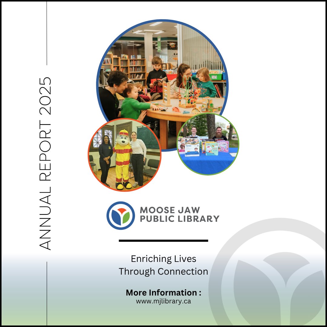 MJPLibrary's tweet photo. Our 2025 Annual Report is now available on our website. View it here: https://t.co/M3xPYSGmuK

Paper copies are also available at the circulation desk.
#annualreport #mjplibrary #librariesmatter https://t.co/Mwxc2mczVU