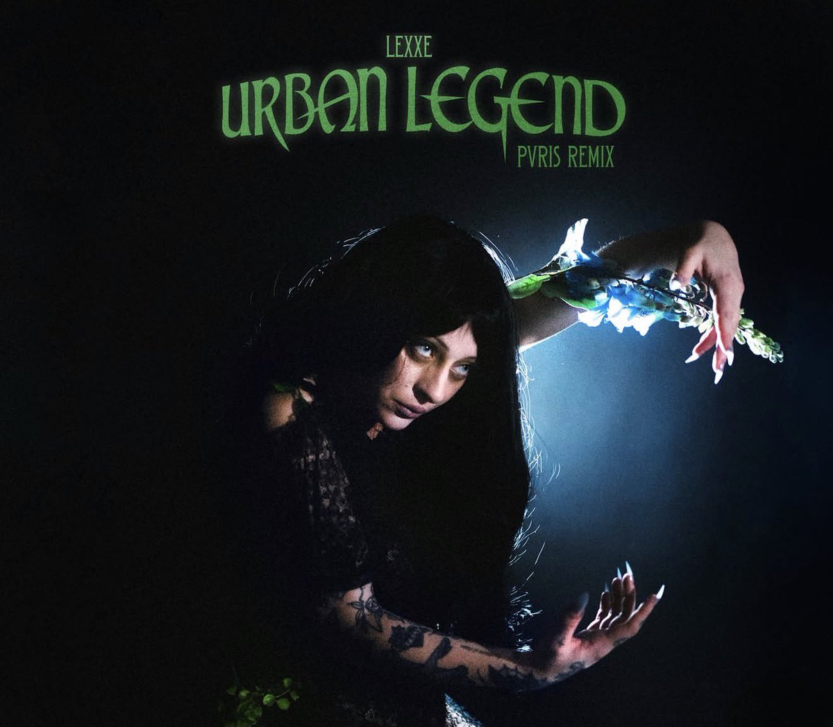 PVRIS_updates's tweet photo. New PVRIS remix coming out tomorrow! 

The song is called Urban Legend by Lexxe! 💚 https://t.co/sME7fp985R