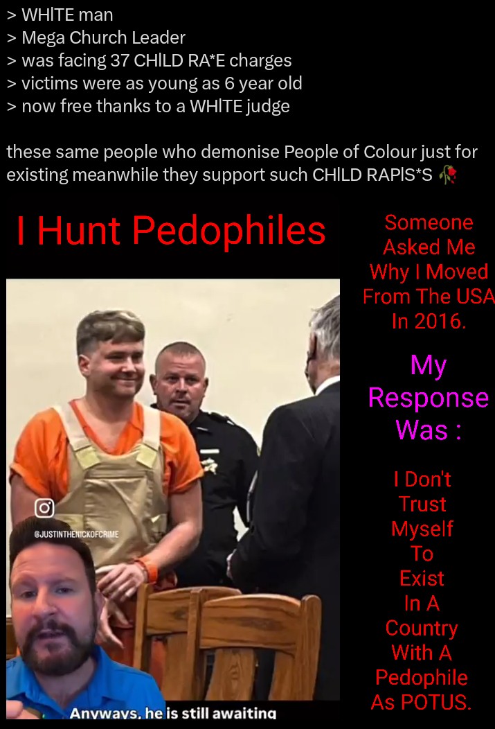 MrSpiritsRaven's tweet photo. If you allow yourself to live in a nation that #ProtectsPedophiles from #Justice what TYPE of Environment is that to #RaiseChildren to Have A Family, to Build A Future when you are SURROUNDED by #ChildMolesters #SexualDeviants #ChildTraffickers #Pedophiles #SexualPredators #ChildRapist 

As a #Parent Why Would You Want To Raise/START a Family IN THAT UNHEALTHY ENVIRONMENT.