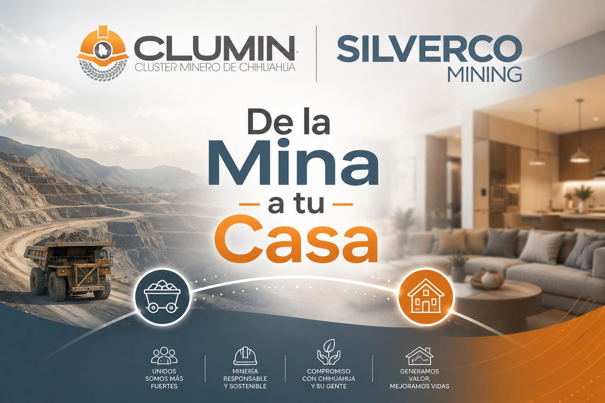 Clumin_Chih's tweet photo. 🤝⛏️ Con gran éxito llevamos a cabo la dinámica “De la Mina a tu Casa” en colaboración con la empresa minera Silverco Mining.

Durante esta jornada se reunieron 26 empresas proveedoras socias del Cluster Minero de Chihuahua en un desayuno de networking y citas de negocio B2B. https://t.co/paRahzXQot