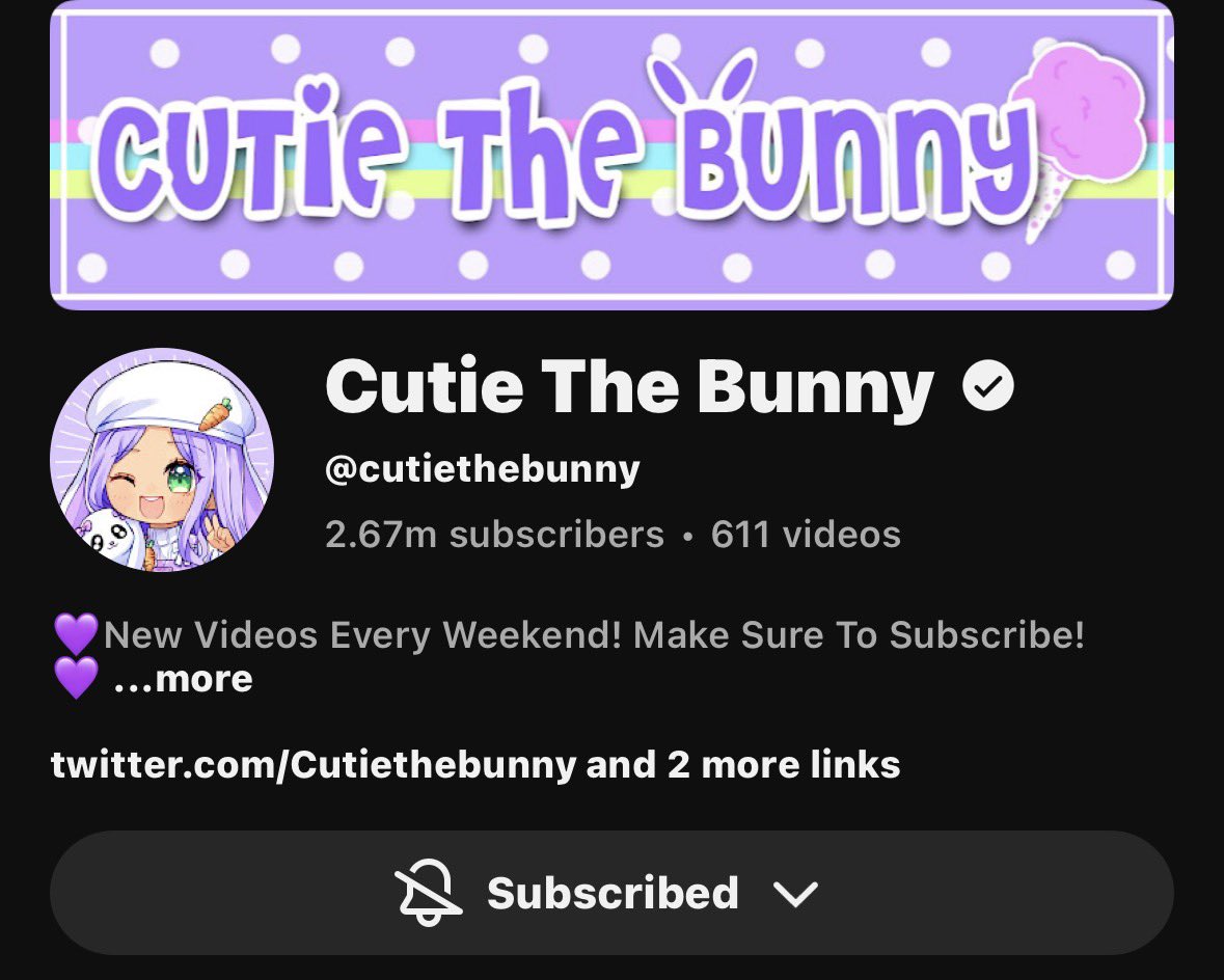 p4nda_wandaa's tweet photo. LETS GO!! LETS GET CUTIE TO 3 MIL LOVE YOU SO MUCH CUTIE @Cutiethebunny https://t.co/WfmX3VAykb