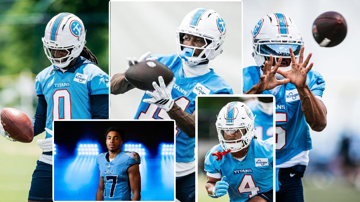 TheTitanSector's tweet photo. The best WR room in the AFC South. 💨 🔥 #Titanup https://t.co/Jd0207DSOa