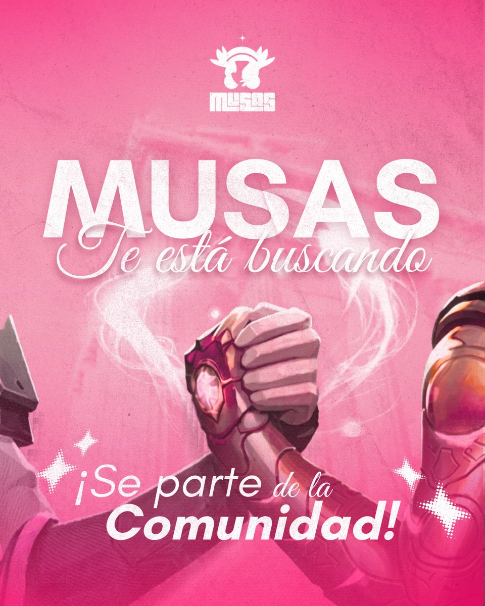 musasesportsfem's tweet photo. Musas está cambiando 💫
Y queremos que seas parte de esta nueva etapa. ✨
Un espacio para convivir, jugar y conectar con más chicas que aman el gaming tanto como tú. 🎮💖
El link al Discord está en nuestra bio, ven a enterarte de las sorpresas que estamos preparando 👀 https://t.co/EuqkkaFZQR