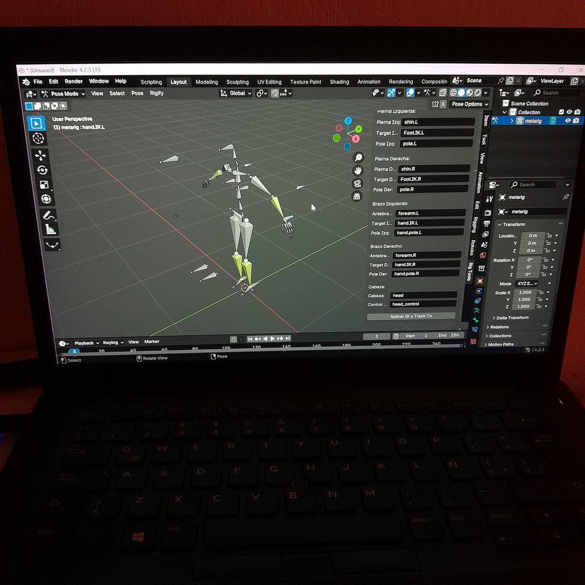 vanne3d's tweet photo. Learning rigging scripts! 🖤 (and suffering a lot in the attempt :"D) https://t.co/nF2HU9dL2k