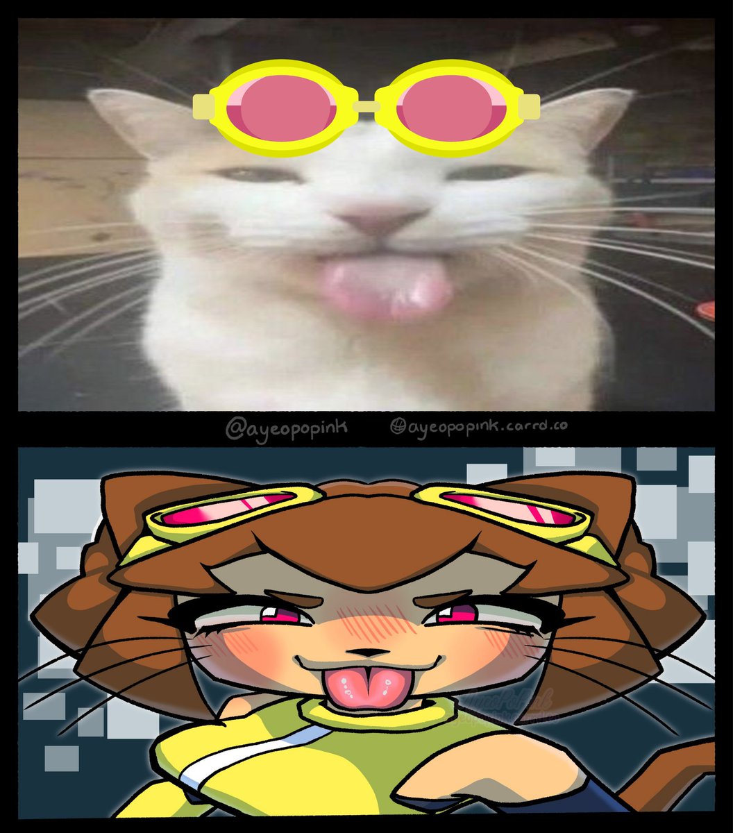 AyeoPoPink's tweet photo. Blehhh...  :3

#kit #gameoverse #furry #meme #fanart https://t.co/YrpYgbcsD3