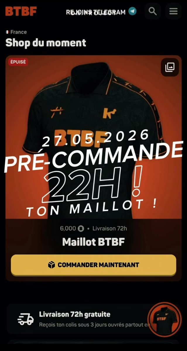 BornToBeFuckOff's tweet photo. 👑 JUSTEDONNA 🆚 MAEVA SINALOA 🆚 ANIA KINSKI : BornToBeFuck sur Google ⬅️🚨

Sur BTBF, c’est le grand jour, les videos bangers passent au second plan et tu sais pourquoi ?

⌛️ PRÉ-COMMANDE TON MAILLOT : CLIQUE ICI POUR RIEN MANQUER ⬇️🎉

📲 : https://t.co/0pS8b7Barx 🔗⚠️ https://t.co/BNwpOipKEG