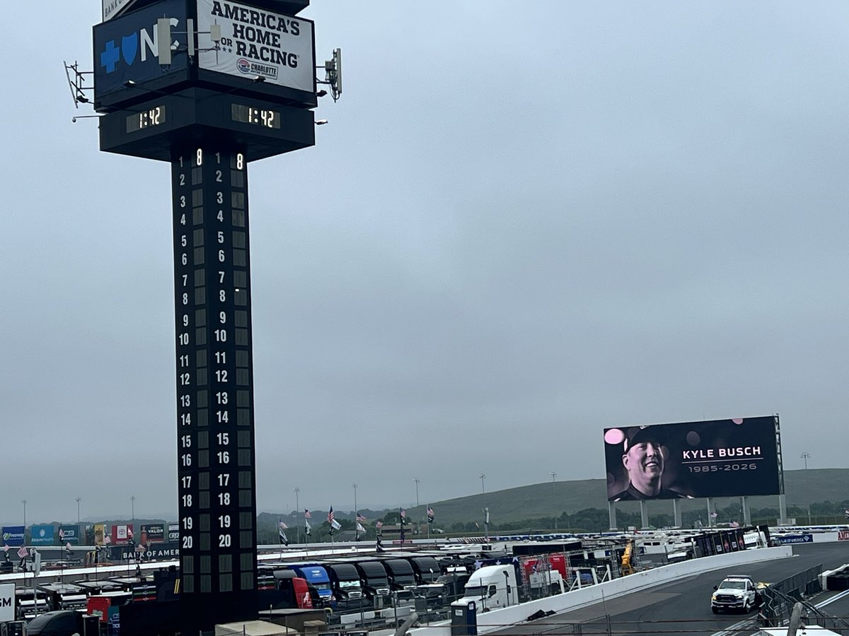 NickLaBrecque's tweet photo. Weekend recap from @CLTMotorSpdwy
Definitely not what we expected, it was weird to be in Charlotte the week NASCAR changed forever.
To think of what Kyle Busch could do for our sport later in his life, is something I'll always wonder.
#NASCAR #RIPkylebusch #KFB @NASCAR https://t.co/gnfffcpFlA