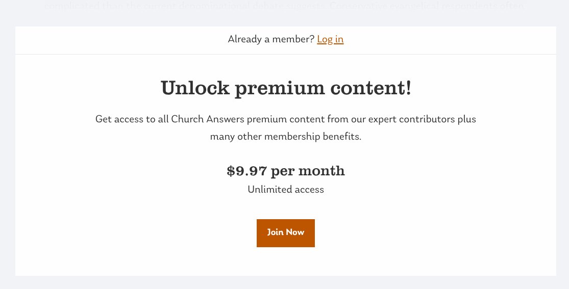 thatjeremyguy's tweet photo. @SamRainer @WilliamWolfe This is what I see when I click the link. Is the "methodology, survey design, or analysis" not behind a paywall? https://t.co/EzUJk0yuna