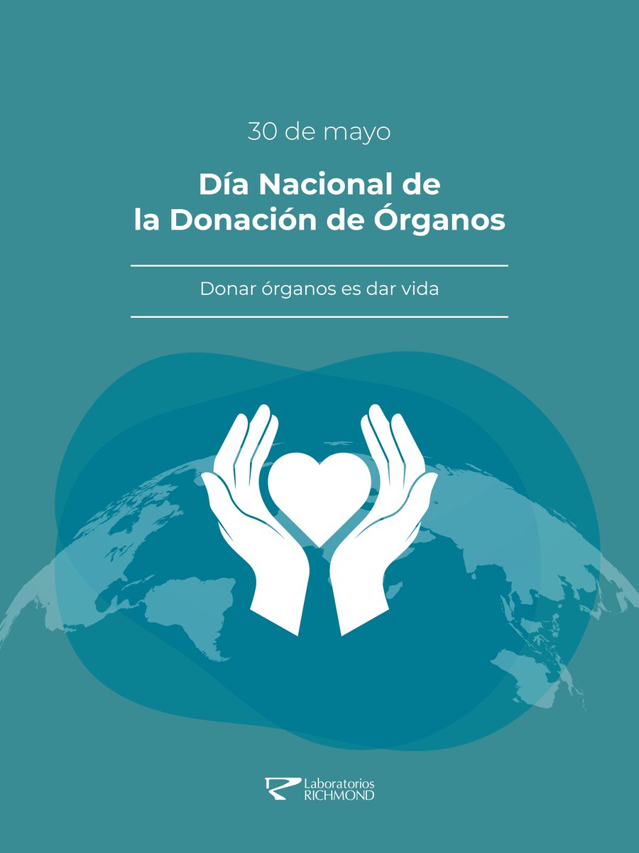 richmond_lab's tweet photo. 🫀Cada donante puede brindar nuevas oportunidades y transformar muchas vidas. En esta fecha buscamos seguir promoviendo la concientización sobre la importancia de la donación de órganos, un acto solidario que representa esperanza para miles de personas que esperan un trasplante. https://t.co/uzJqV25jV9