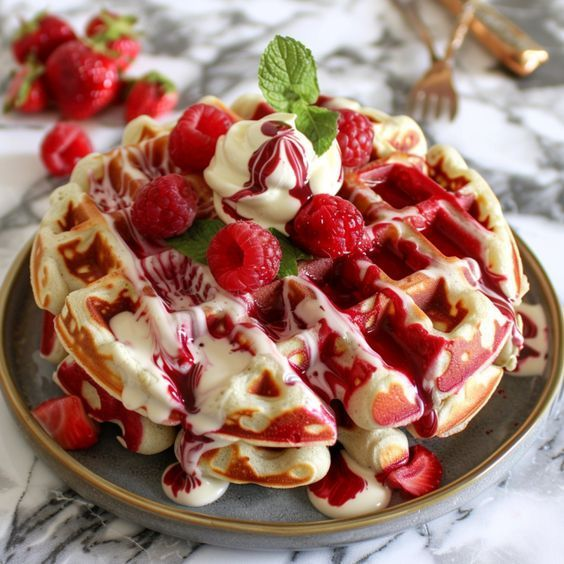 sweettooth3186's tweet photo. Raspberry Cream Waffle Stack
Smash or Pass? https://t.co/QGFa4kmE2O