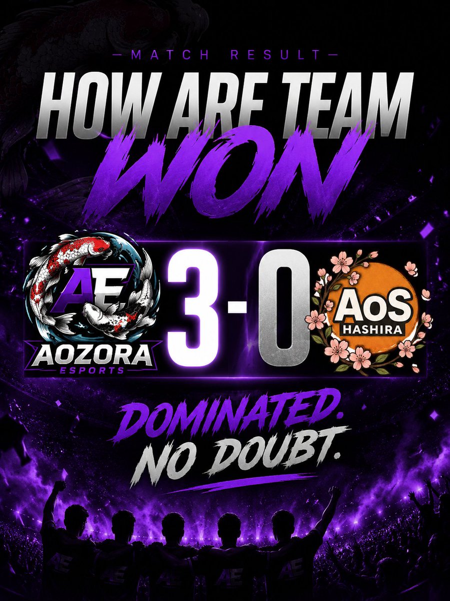 Aozora Esports tweet media
