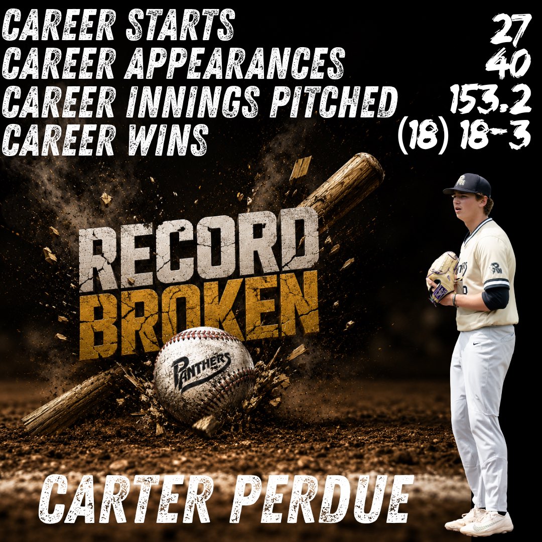 PVI_Baseball's tweet photo. Records are made to be broken. #IndividualRecords2026 https://t.co/Y33GfTnjfm