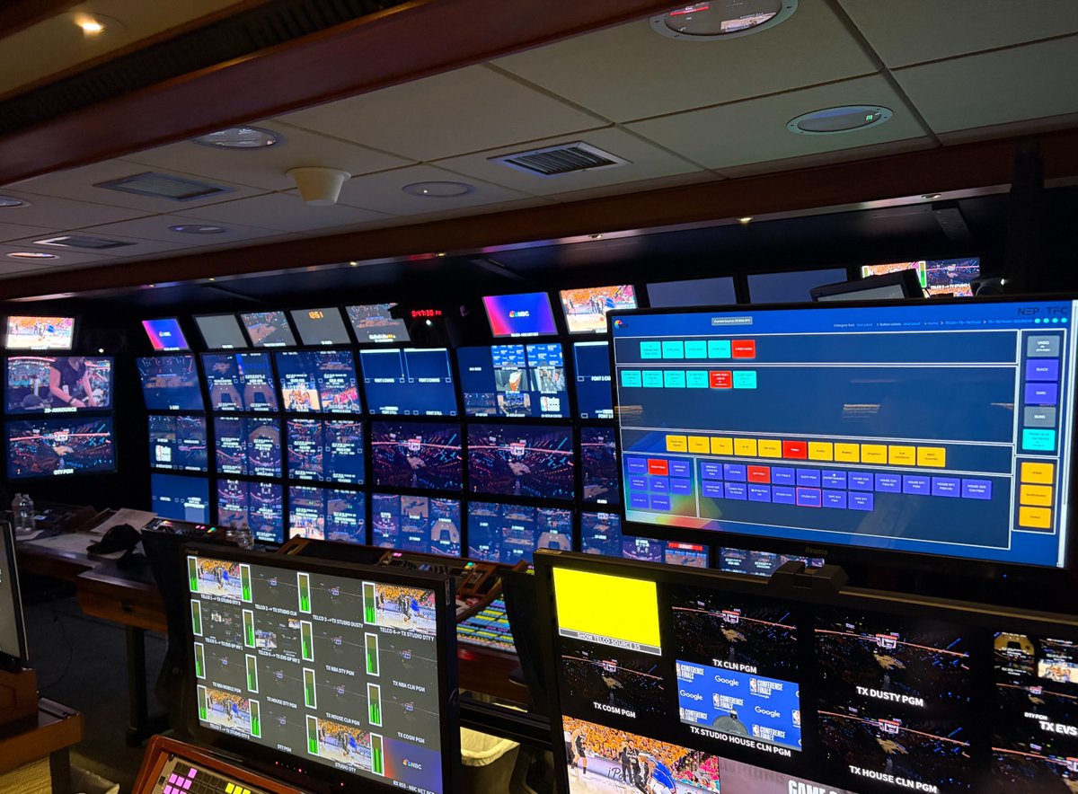 NEPGroupInc's tweet photo. It's been an exciting few weeks of NBA Playoffs! π
We're proud of our continued partnership with NBA on NBC as we work to bring every angle of the action on the court to millions of fans.
#NEPAmericas #NBAPlayoffs #MediaServices #MediaTech #ProductionTech https://t.co/wXVvBAkwLA