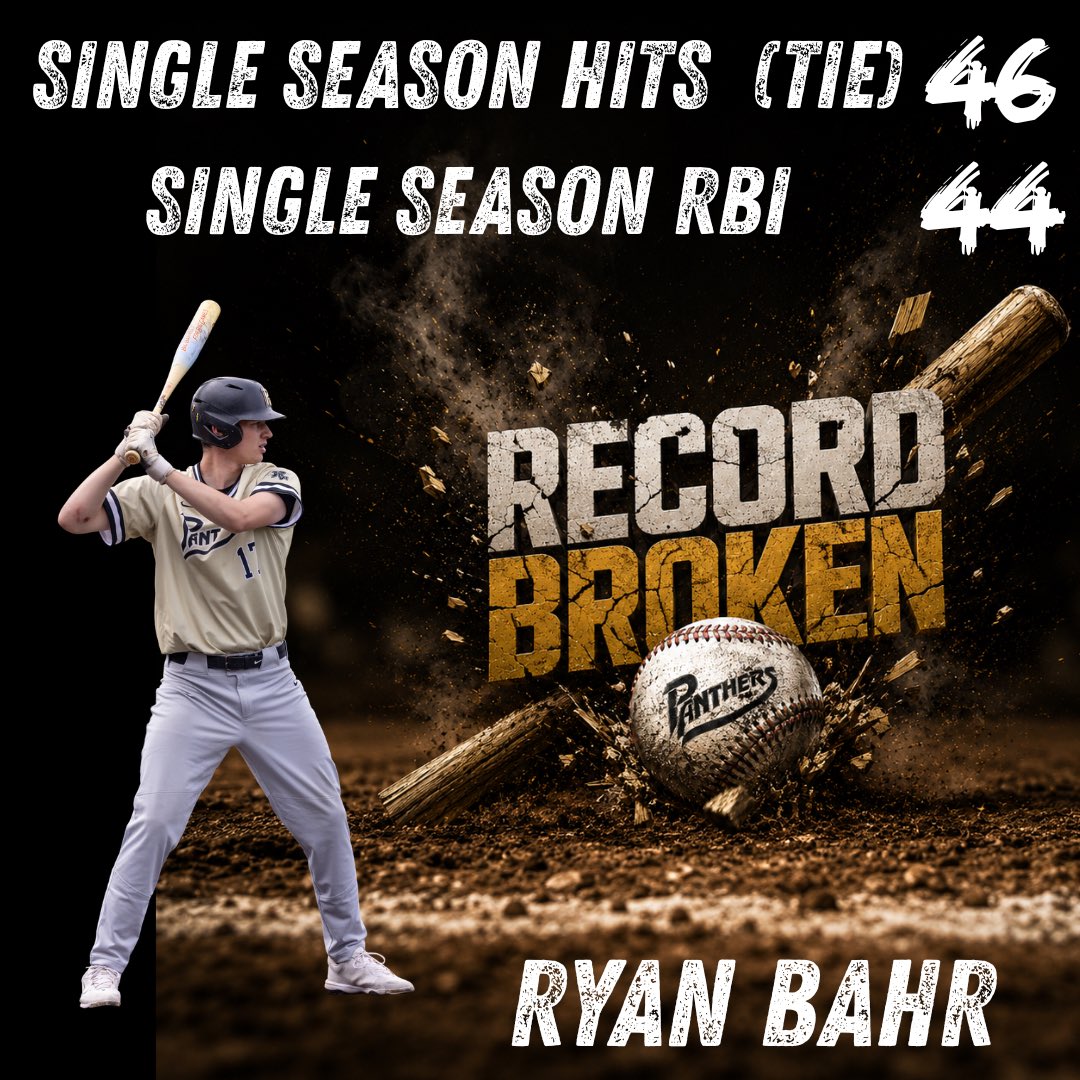 PVI_Baseball's tweet photo. Records are made to be broken. #IndividualRecords2026 https://t.co/C1QtFYRaqd