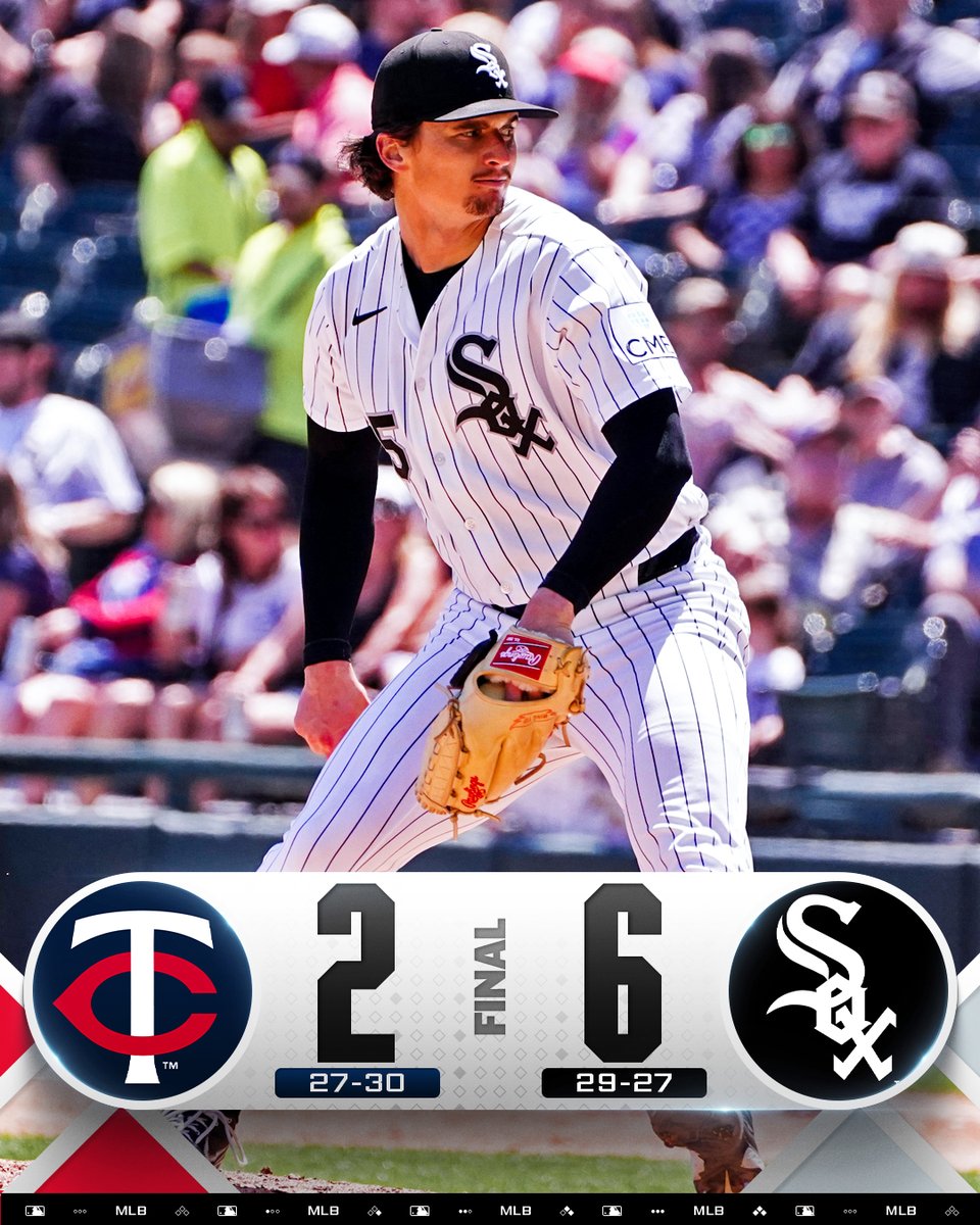 MLB's tweet photo. The @WhiteSox are 10-1 this season when Davis Martin takes the mound! https://t.co/tLQ4NfAesn