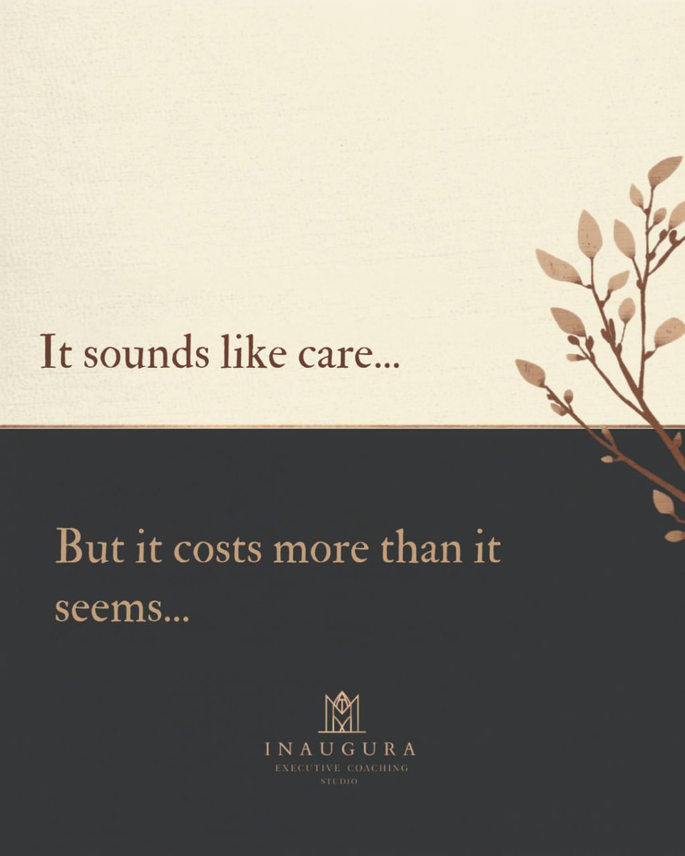 InauguraStudio's tweet photo. The most expensive professional habit rarely feels like one.
It feels like flexibility…Like understanding…Like not wanting to add pressure… https://t.co/4pWK6FsqNk