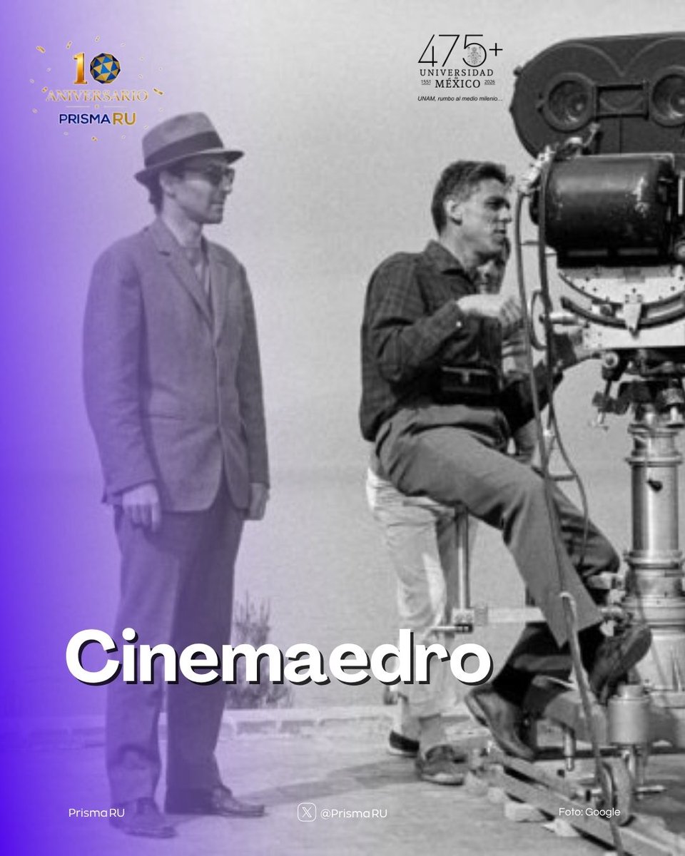 PrismaRU's tweet photo. No te pierdas las recomendaciones de #Cinemaedro con Carlos Narro 🍿🎞️
¡Toma nota y sigue la conversación en #PrismaRU!
#RelatamosAlMundo🌎 #RadioUNAM 96.1 FM 📻 https://t.co/aRmLCawdvB