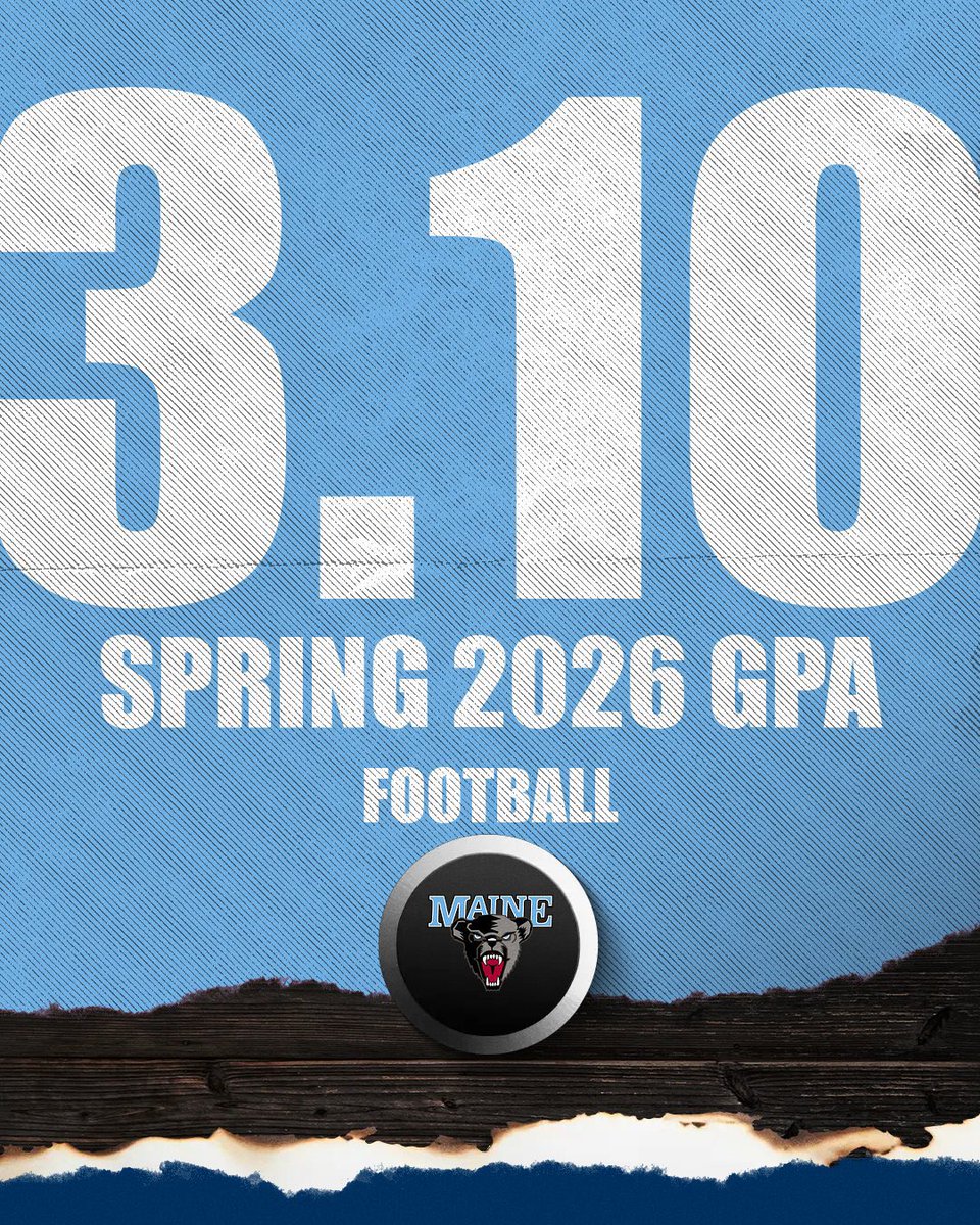 BlackBearsFB's tweet photo. Congrats to our guys on achieving our highest spring GPA in program history 💯

#BlackBearNation | ⬆️ https://t.co/PGmcJEPATC