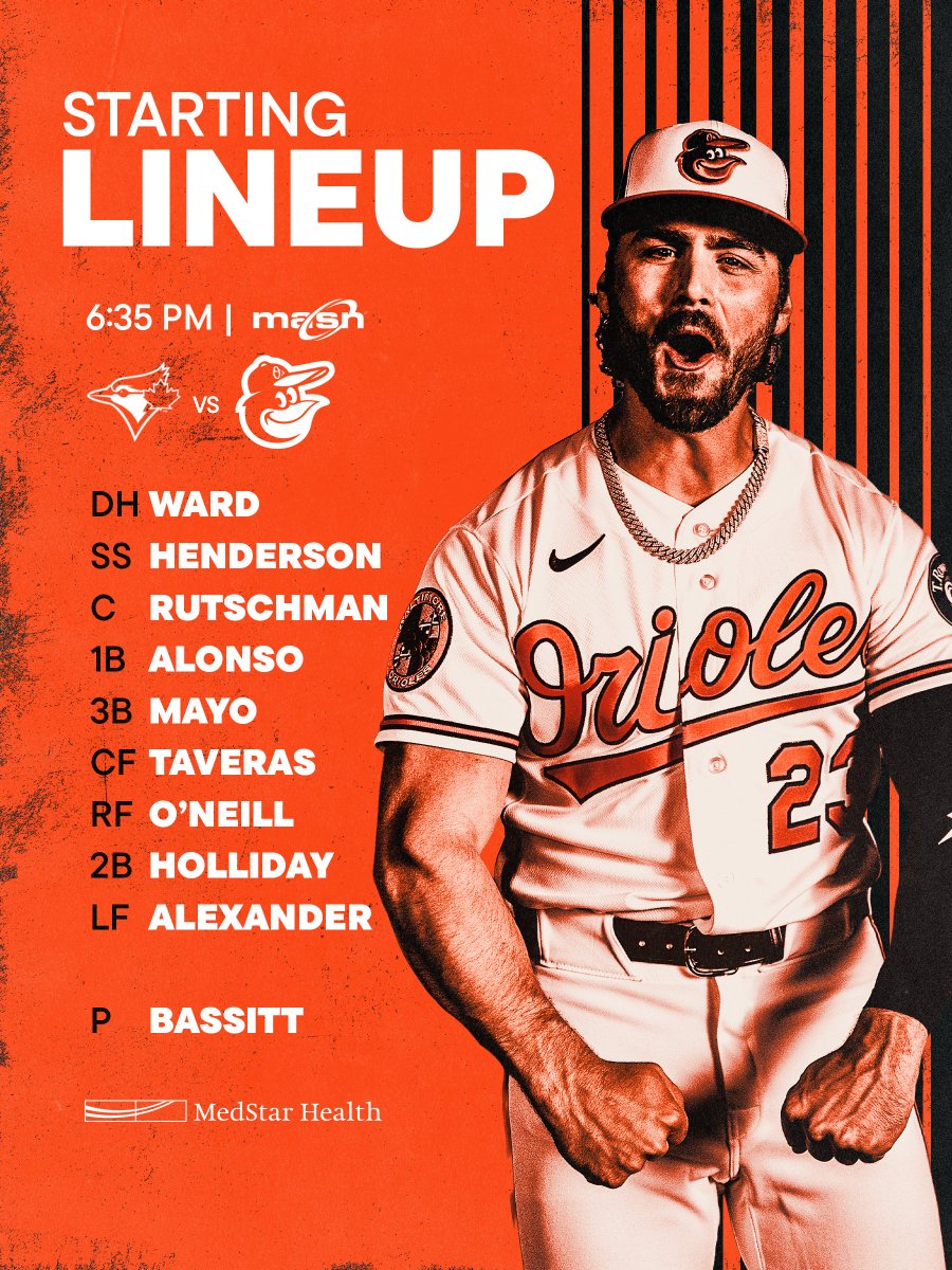 Orioles's tweet photo. Let's keep this thing rolling 👐 https://t.co/RySr9ZO7Z8