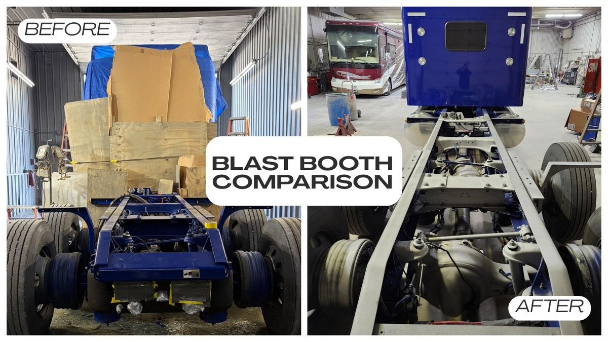 masterfleetllc's tweet photo. Before and after from our blast booth here at Master Fleet in Green Bay, WI.
#FleetMaintence #MasterFleet #BeforeAndAfter #BlastBooth #GreenBay https://t.co/7eEmBZ9UlR