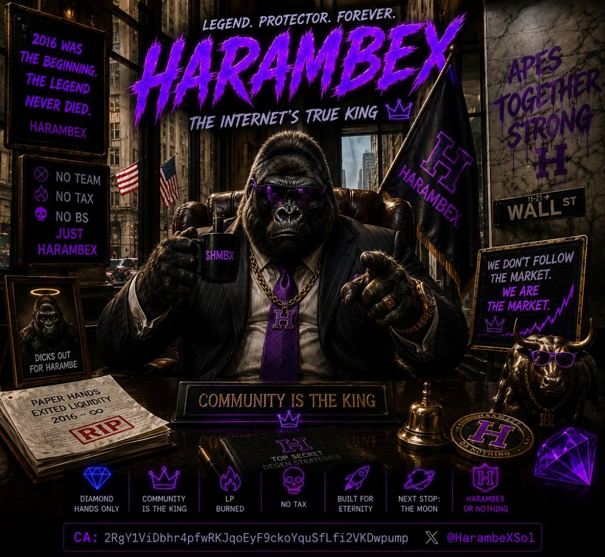 Maaxximmus's tweet photo. @stekisteks HARAMBEX 
Strong community, legendary narrative, and still very early with real conviction energy.

CA: 2RgY1ViDbhr4pfwRKJqoEyF9ckoYquSfLfi2VKDwpump https://t.co/aPn56ptHi8