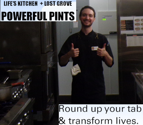 LifesKitchen's tweet photo. #Lifeskitchen is a Powerful Pint Partner w @LostGroveBrew ! Round up your tab at their Hyde Park or La Pointe locations. Come thirsty &amp; Transform Lives! Thank you Lost Grove for this opportunity! #Gratitude Learn more here: https://t.co/a3tdW53UkY https://t.co/MsbHkfL2yL
