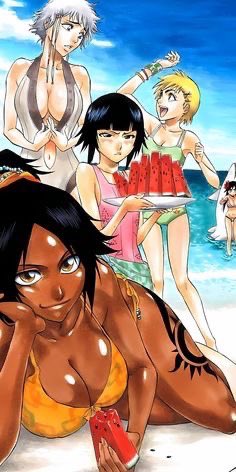 xXburstdeltaXx's tweet photo. @Poofy722 @Xenosaiyan 1. Again no it's not, it's a official drawing from kubo from the official illustration book of bleach. It's not just from anime filler 
2. Characters are not they're voice actors. By that logic. Samurai jack is black,  Avdol is white, Yasuke is white, Hawks is black, ect https://t.co/WccnuI4lDq