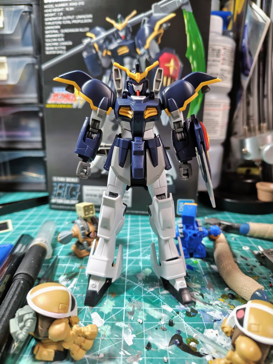 MAaPOM3's tweet photo. HG ガンダムデスサイズをパチパチ(・∀・)🔧

いいね(≧∇≦)b✨
全体のバランスがスゴく良い(・∀・)✨

#ガンプラ
#プラモデルライフ https://t.co/I9f8jWoDsb