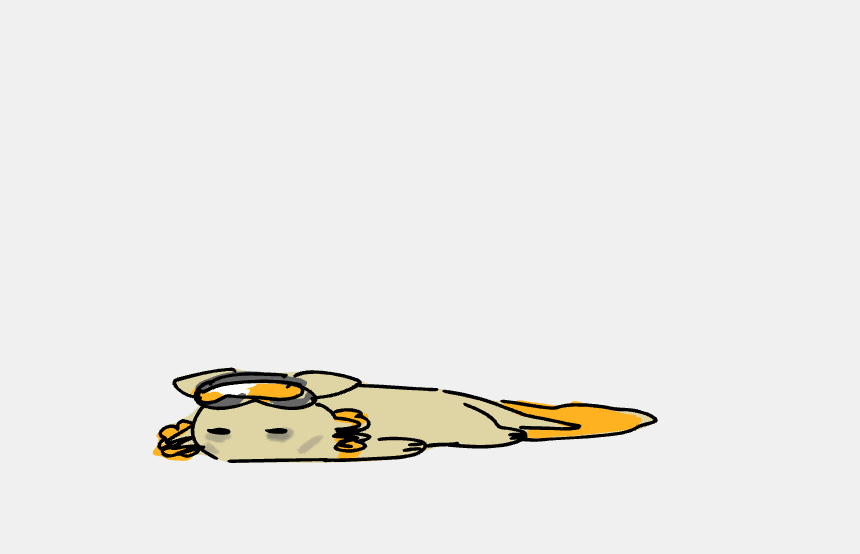 「wilsoneer with period cramps (me)」|emily huのイラスト