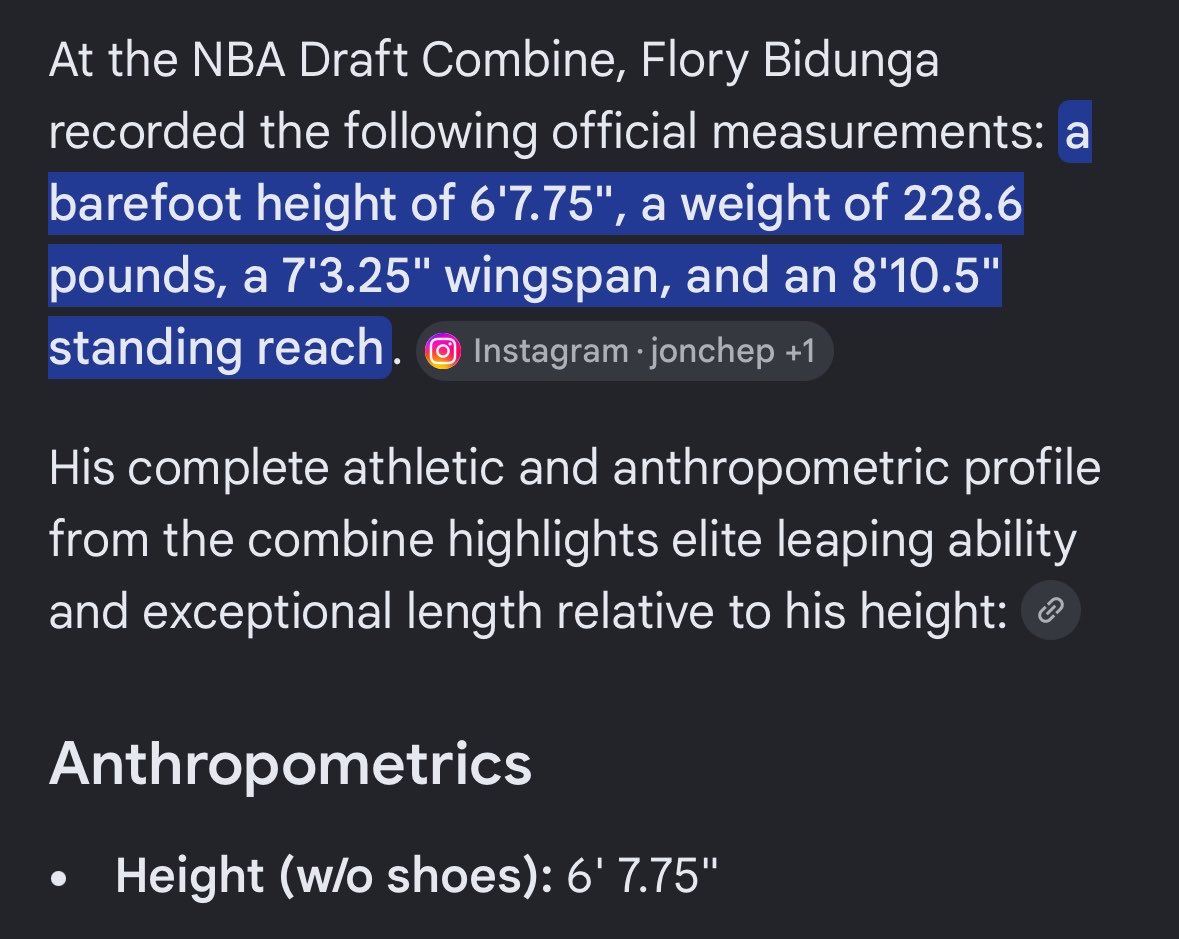 EverythingVille's tweet photo. Seeing a whole lot of “well your center is only 6’7” comments today from UK fans

You know another center who was “only” 6’7? The guy that won NPOY playing for Kentucky https://t.co/oJQkZCnqTc
